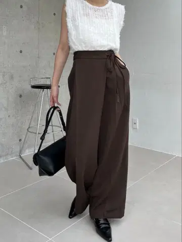 capricieuxlemage 랩 리본 팬츠