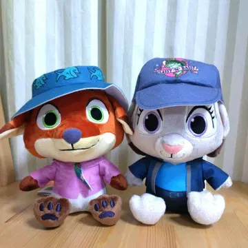 주토피아 2 닉 주디 커플 세트