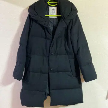 SLOBE IENA 블랙 다운 코트 여성용