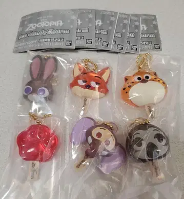 주토피아 아이스캔디 참 전 6종 컴플리트