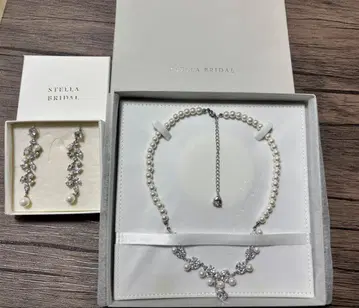 결혼식용 주얼리 목걸이 귀걸이