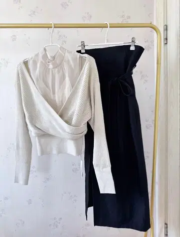 SNIDEL 카슈쿨 레이어드 니트 풀오버