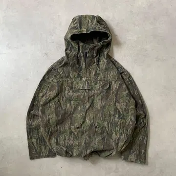 01년 회계 리얼트리 아노락 후드티 코튼 카모 무늬