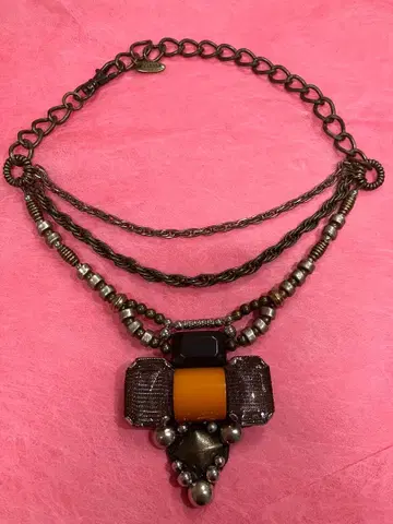 HIROKO KOSHINO 다층 체인 목걸이