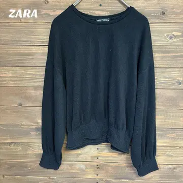 [ 자라 ] ZARA 블랙 긴팔 스웨터 심플 S