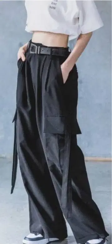 PAGEBOY 클리어 카고 슬랙스