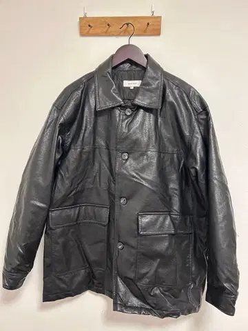 [ 구제 의류 ] MONO-MART 가죽 자켓 블랙 L 사이즈