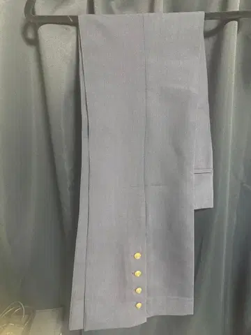 ZARA ZW COLLECTION 버튼 플레어 팬츠