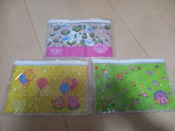 별의 커비 클리어 파우치 3개 세트 로손 한정 오리지널