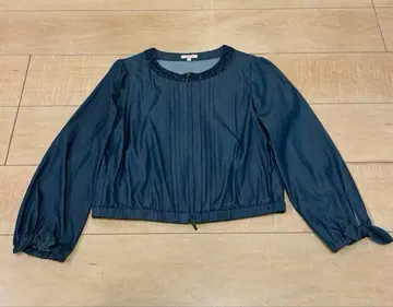 TOCCA 블루종 더블 지퍼 7부 소매 숏 기장 사이즈 4