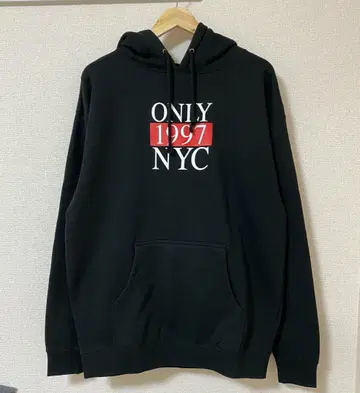 미사용 ONLY NY 온리 뉴욕 후드티 블랙 속기모