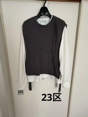 23구 케이블 니트 베스트