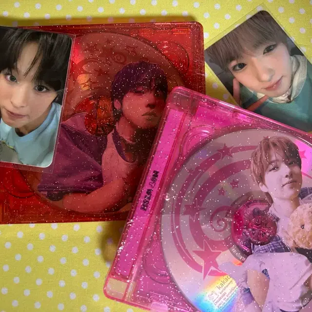 엔시티위시 리쿠 사쿠야 컬러 쥬얼 미공포 앨범 포카