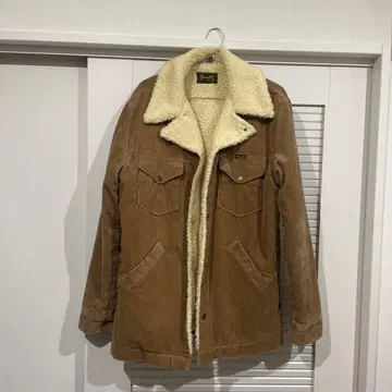 Wrangler x nano universe 보아 런치 코트 L 코듀로이