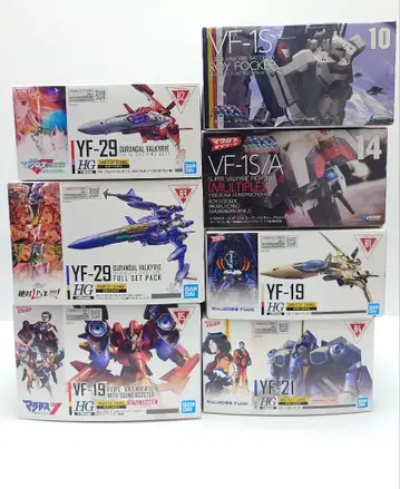 HG 마크로스 시리즈 등 프라모델 & 물 전사 데칼 세트