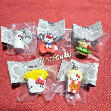 헬로키티 아메리칸 디자인 메지루시 액세서리 전 5종 컴프 가챠 2