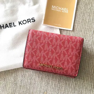 새상품 마이클코어스 MICHEAL KORS 지갑 시그니처 핑크