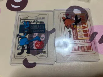 포켓몬 프로 PRONTO 클리어 카드 루카리오 포카브