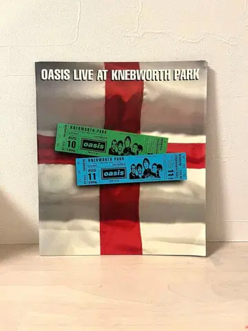 Oasis Knebworth 1996 팜플렛