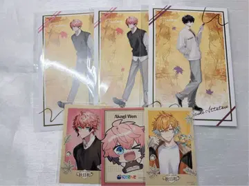 니지산지 마네키네코 콜라보 엽서 씰 세트