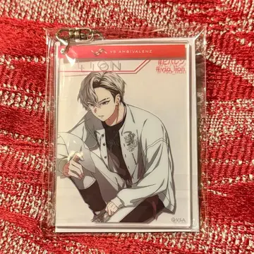 비바렌 XlamV 레온 아크릴 셔터풍 프레임 키링 아크릴 키링