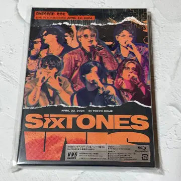 SixTONES VVS 초회반 Blu-ray