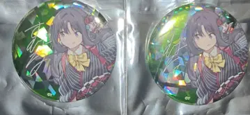 걸즈 밴드 클라이 캔뱃지 야스와 스바루 사인 2점