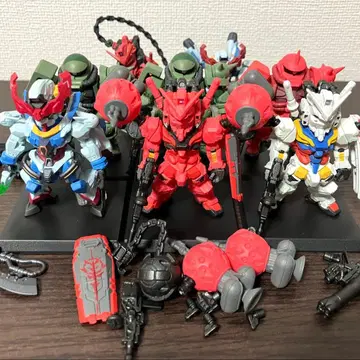 건담 컨버전스 지크 액스 빨간 건담 하얀 건담 자쿠 샤아