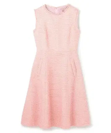 택 포함 새상품 TOCCA 2024년 트위드 원피스 0 핑크