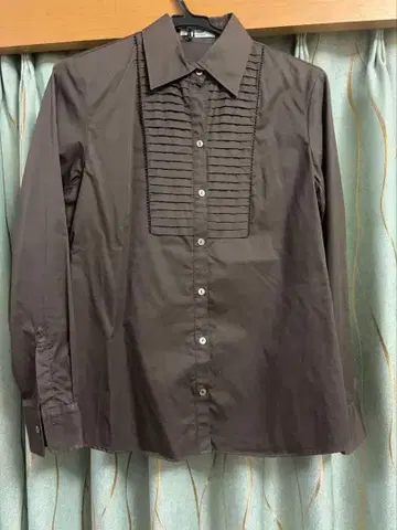 DAIDOH by New Yorker 브라운 긴팔 블라우스