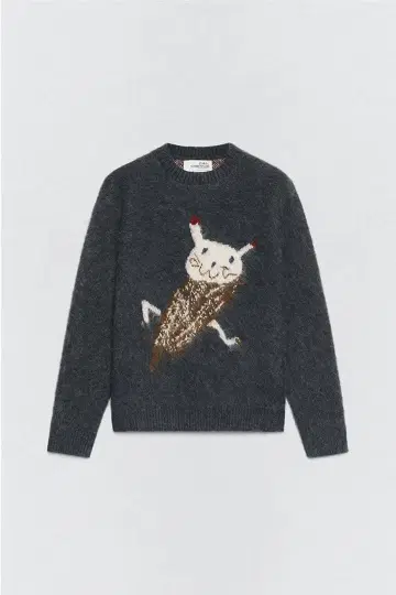 브러쉬드 인터샤 니트 SOSHIOTSUKI X ZARA L