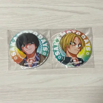 사카모토 데이즈 캔뱃지 나구모 요이치 아사쿠라 신