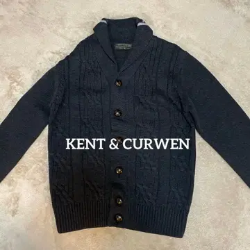 KENT & CURWEN 다크 그레이 가디건 JP L