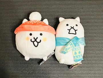 냥코 대전쟁 윈터 스타일 봉제 인형 탱크 고양이 고양이 namco 한정판