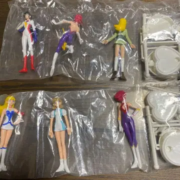 큐티 허니 캐릭터 피규어 6체 세트 당시물