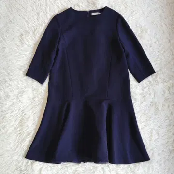 [새상품급] ADORE 페플럼 원피스 네이비 7부 소매