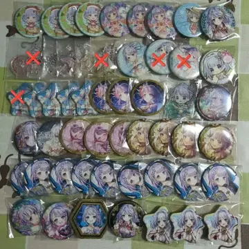 화이트 고양이 프로젝트 티나 캔뱃지 아크릴 스탠드 묶음 판매