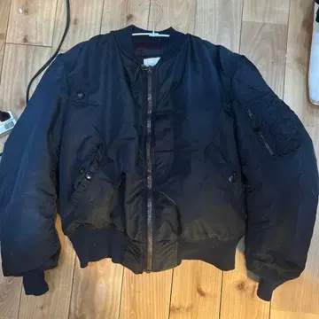 60s MA-1 플라이트 자켓 짧은 기장 USA 제조 알파 vtg