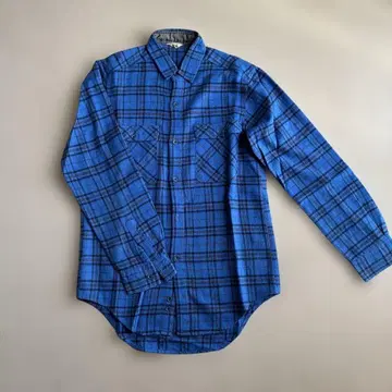 빈티지 90s 몽벨 오론 플란넬 셔츠 cpo 기모 체크 무늬