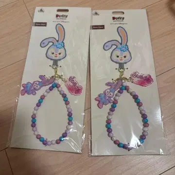 2개 세트 HKDL 더피&프렌즈 스마트폰 스트랩 스텔라 루