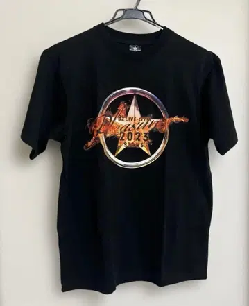 B'z Pleasure 2023 투어 셔츠 블랙 M