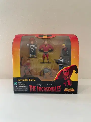 PIXAR 미스터 인크레더블 미니 피규어 6개 세트