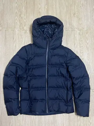 심리스 다운 후드티 네이비 M 사이즈