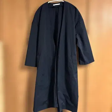 어반 리서치 네이비 롱 코트 벨트 포함