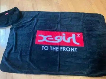 오늘만 가격 인하 프라이스 X-girl 케이스 포함 플리스 담요