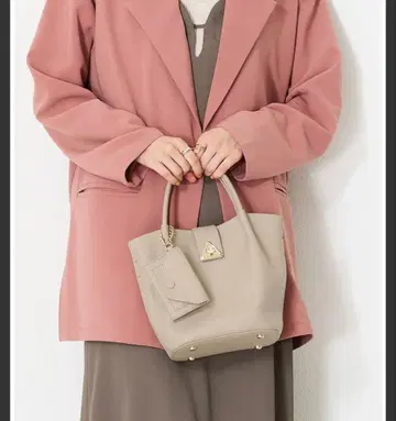 ORiental TRaffic 턱 핸드백 베이지