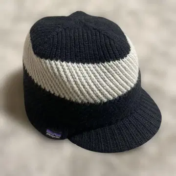 새상품급 F0 Patagonia 챙 달린 니트 모자 Black 빈티지