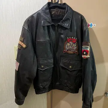 90s 게스 GUESS AIR COMMAND 가죽 자켓 1981년 제조