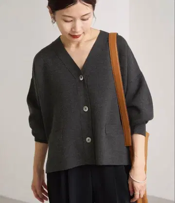 IENA 슈퍼 파인 스무스 숏 가디건