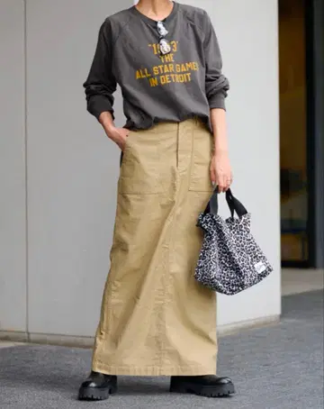 미사용 새상품 저널 스탠다드 리룸 베이커 스커트 36 베이지